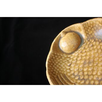 萬古焼 ふくら雀 小皿五客　P395 