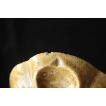 萬古焼 ふくら雀 小皿五客　P395 