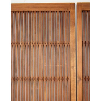 平格子戸 2枚1組　L1081 程よい白木の時代感