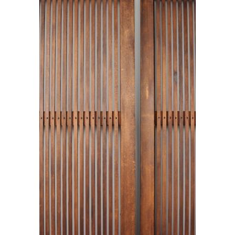 岐阜系 腰高細格子建具 3枚1組　L1083 9㎜の細い格子