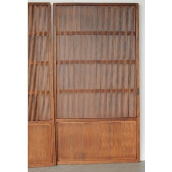 岐阜系 腰高細格子建具 3枚1組　L1083 