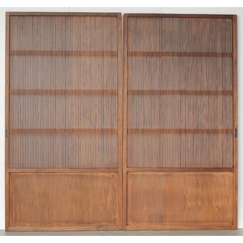 岐阜系 腰高細格子建具 3枚1組　L1083 AB　表