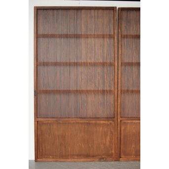 岐阜系 腰高細格子建具 3枚1組　L1083 