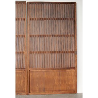 岐阜系 腰高細格子建具 3枚1組　L1083 