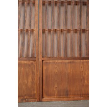 岐阜系 腰高細格子建具 3枚1組　L1083 