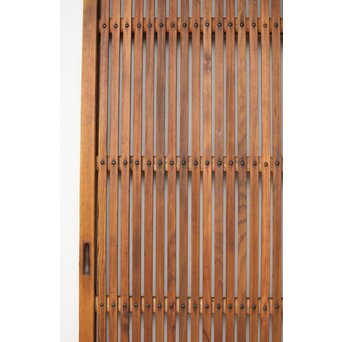 細身 平格子戸 3枚1組　L1084 程よい白木の時代感