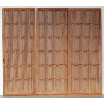 細身 平格子戸 3枚1組　L1084