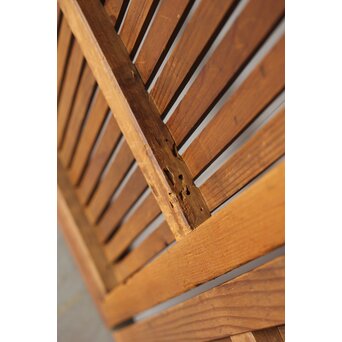 細身 平格子戸 3枚1組　L1084 少し虫痕部分あり