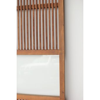 2分割 クリアガラス格子戸 2枚1組　L1085 