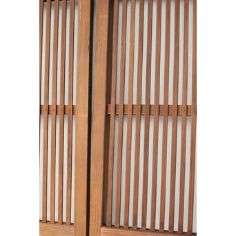 2分割 クリアガラス格子戸 2枚1組　L1085 