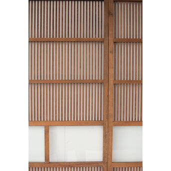 2分割 クリアガラス格子戸 2枚1組　L1085 