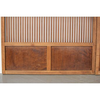 2分割 クリアガラス格子戸 2枚1組　L1085 