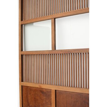 2分割 クリアガラス格子戸 2枚1組　L1085 