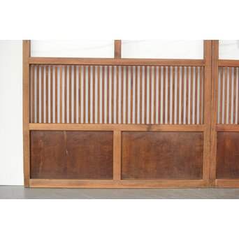 2分割 クリアガラス格子戸 2枚1組　L1085 