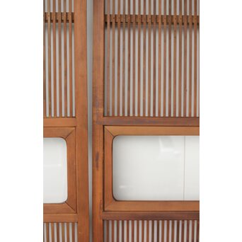 クリアガラス格子戸 4枚1組　L1086YD 中央には透明のガラス