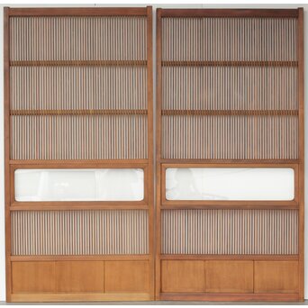 クリアガラス格子戸 4枚1組　L1086YD AB　表