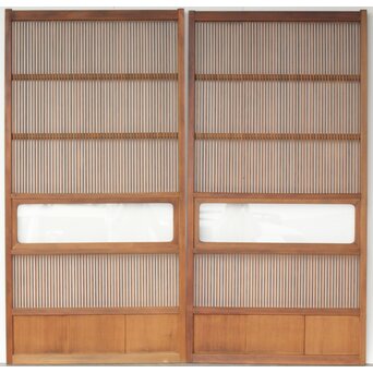 クリアガラス格子戸 4枚1組　L1086YD CD　表