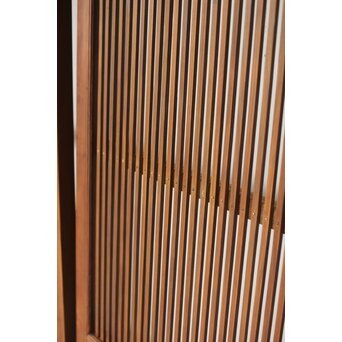 クリアガラス格子戸 4枚1組　L1086YD 特に目立った傷等無く　品の良い建具