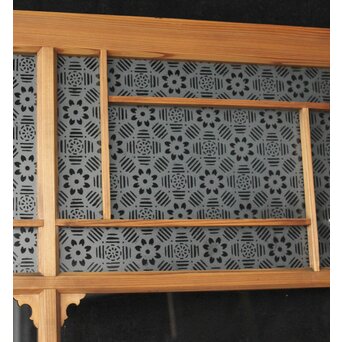 装飾ガラス戸　GD0168 レトロな腐食ガラスが素敵です