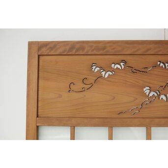 蔦模様 ガラス戸 3枚1組　GD0169YD 