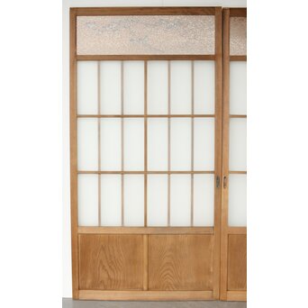 蔦模様 ガラス戸 3枚1組　GD0169YD 全面ガラスです