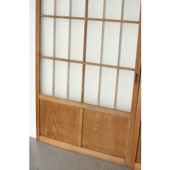 蔦模様 ガラス戸 3枚1組　GD0169YD 