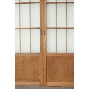 蔦模様 ガラス戸 3枚1組　GD0169YD 