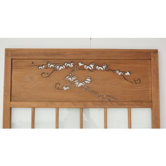 蔦模様 ガラス戸 3枚1組　GD0169YD 