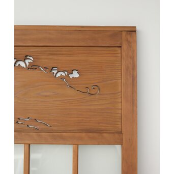 蔦模様 ガラス戸 3枚1組　GD0169YD 