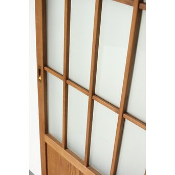 蔦模様 ガラス戸 3枚1組　GD0169YD 