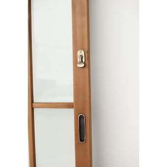 蔦模様 ガラス戸 3枚1組　GD0169YD 鍵や引手の位置が他の2枚と異なります