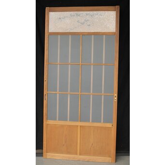 蔦模様 ガラス戸 3枚1組　GD0169YD 