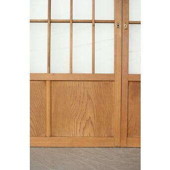 蔦模様 ガラス戸 3枚1組　GD0169YD 