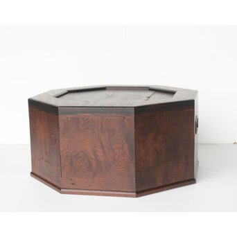 寄木の八角火鉢/瓶掛　X405 