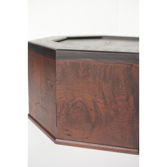 寄木の八角火鉢/瓶掛　X405 