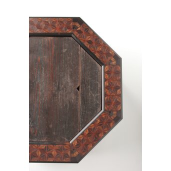 寄木の八角火鉢/瓶掛　X405 