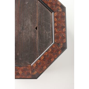 寄木の八角火鉢/瓶掛　X405 