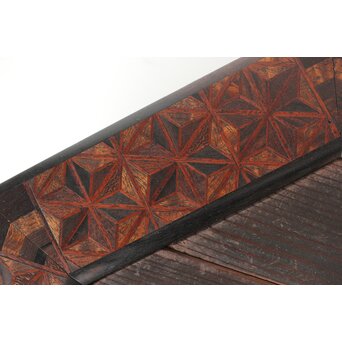 寄木の八角火鉢/瓶掛　X405 