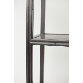 明清家具紅木紫檀意 唐木 博古架 違棚/飾棚　X406 多少割れや　反り