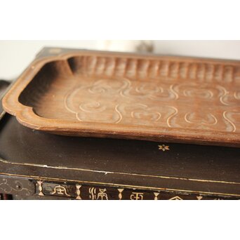 アイヌ イタ 煎茶盆　X408 