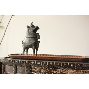 アイヌ イタ 煎茶盆　X408 