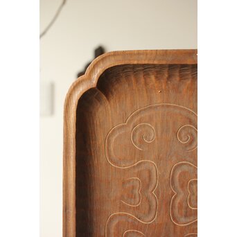 アイヌ イタ 煎茶盆　X408 