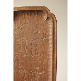 アイヌ イタ 煎茶盆　X408 