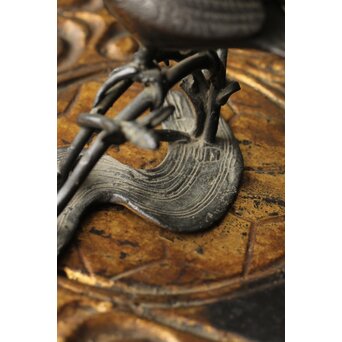 古銅 鳥香炉　M355 