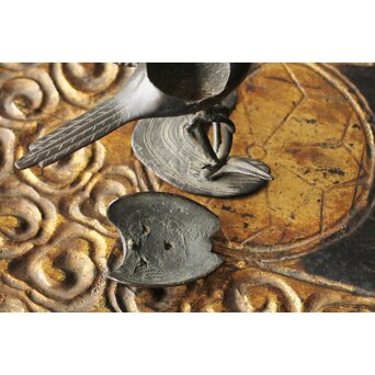 古銅 鳥香炉　M355 