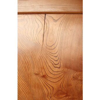 上杢 欅一枚板蔵戸　W093Y 