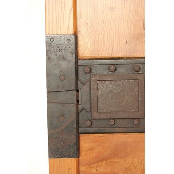 上杢 欅一枚板蔵戸　W093Y 