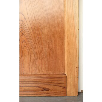 上杢 欅一枚板蔵戸　W093Y 