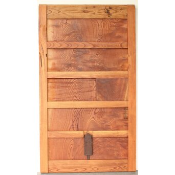 上杢 欅一枚板蔵戸　W093Y ウラ