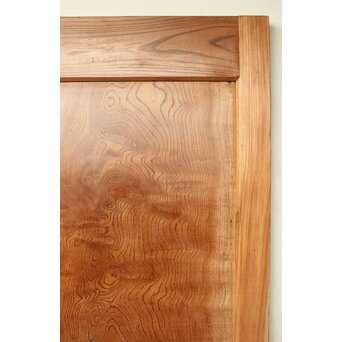 上杢 欅一枚板蔵戸　W093Y 